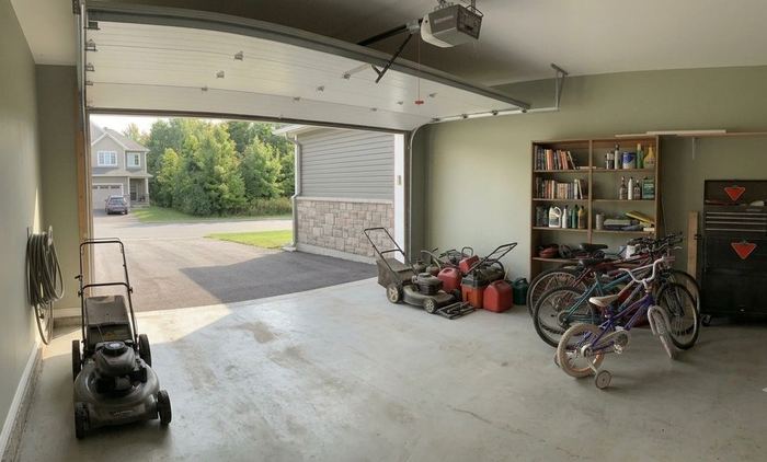 Garage after cleanout